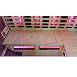 SAUNA OGRODOWA KOMBO FIŃSKA - INFRARED BECZKA VANTA 4-6 OSOBOWA 200x200 CM