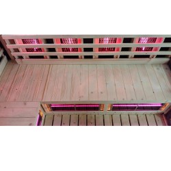SAUNA OGRODOWA KOMBO FIŃSKA - INFRARED BECZKA VANTA 4-6 OSOBOWA 200x200 CM