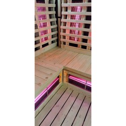 SAUNA OGRODOWA KOMBO FIŃSKA - INFRARED BECZKA VANTA 4-6 OSOBOWA 200x200 CM