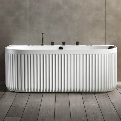 MUE-005W Wanna wolnostojąca przyścienna SPA z hydromasażem 170X85X65CM