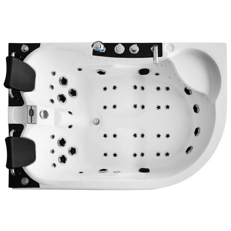 MUS-1062 LEWA Wanna łazienkowa SPA z hydromasażem 180X122X60CM