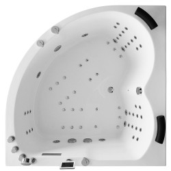 MUE-0032A LEWA Wanna łazienkowa SPA z hydromasażem 150X150X70CM