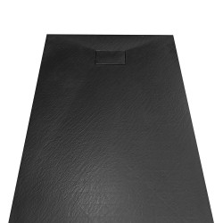 MO-GD12080ES CZARNY Brodzik prysznicowy prostokątny SMC 120X80X2,6CM