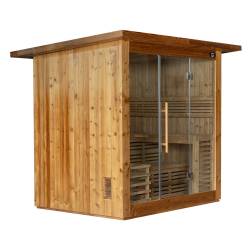 MO-SS1520 Sauna ogrodowa KLASYCZNA z piecem HARVIA 9 kW 200X150X200CM