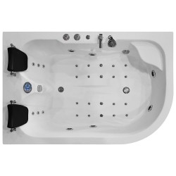 MO-1631 TURBO+ LEWA Wanna łazienkowa SPA z hydromasażem 180X120X54CM