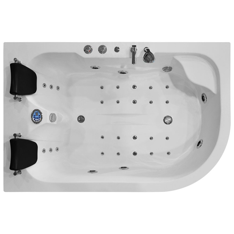 MO-1631 TURBO+ LEWA Wanna łazienkowa SPA z hydromasażem 180X120X54CM MO-1631 TURBO+ LEWA Wanna łazienkowa SPA z hydromasażem 180X120X54CM