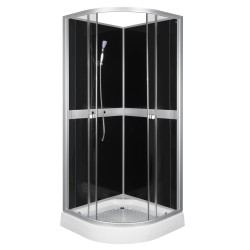 Kabina natryskowa Classic 90 black (z baterią)
