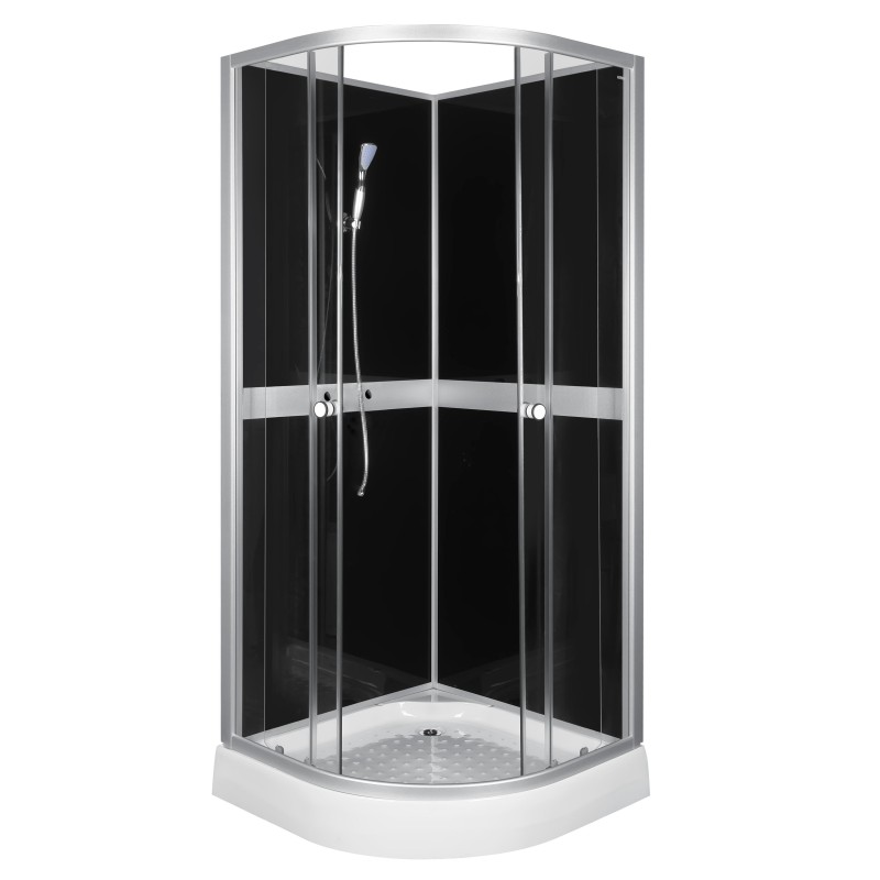 Kabina natryskowa Classic 90 black (z baterią) Kabina natryskowa Classic 90 black (z baterią)