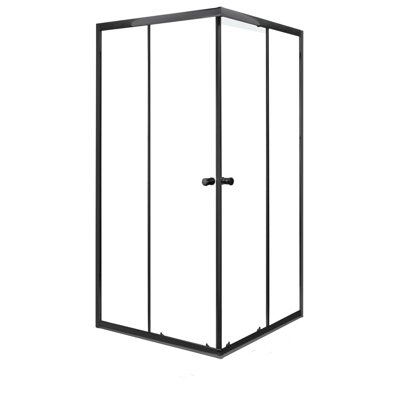 Kabina natryskowa Olga SQ80 BLACK SOLO (bez brodzika) Kabina natryskowa Olga SQ80 BLACK SOLO (bez brodzika)