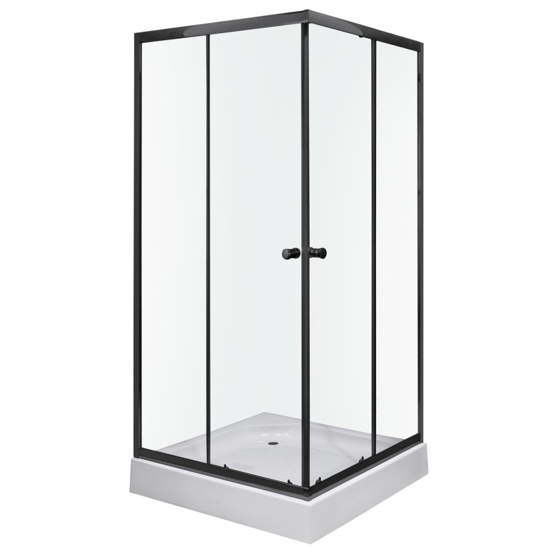 Kabina prysznicowa Olga SQ 80 BLACK (z brodzikiem) Kabina prysznicowa Olga SQ 80 BLACK (z brodzikiem)