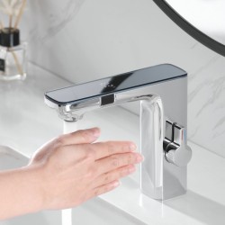 BATERIA ŁAZIENKOWA BEZDOTYKOWA F14A CHROM LCD