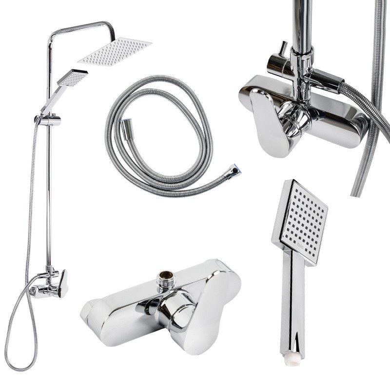 BATERIA ŁAZIENKOWA PRYSZNICOWA T206A CHROM BATERIA ŁAZIENKOWA PRYSZNICOWA T206A CHROM