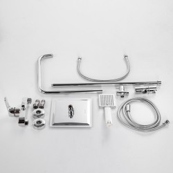 BATERIA ŁAZIENKOWA PRYSZNICOWA T206A CHROM