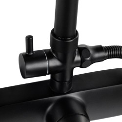 BATERIA ŁAZIENKOWA PRYSZNICOWA T206B CZARNA