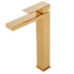 BATERIA ŁAZIENKOWA UMYWALKOWA F211HC ZŁOTA