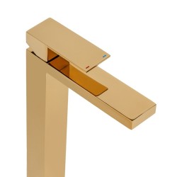 BATERIA ŁAZIENKOWA UMYWALKOWA F211HC ZŁOTA