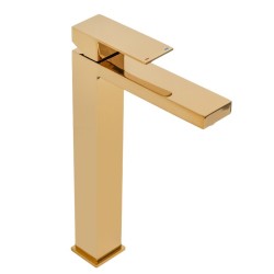 BATERIA ŁAZIENKOWA UMYWALKOWA F211HC ZŁOTA