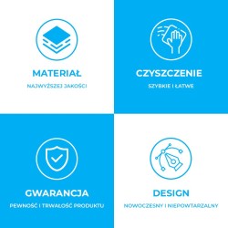 BATERIA ŁAZIENKOWA WOLNOSTOJĄCA F2036C ZŁOTA