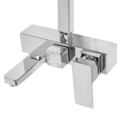 BATERIA PRYSZNICOWA ŁAZIENKOWA Z DESZCZOWNICĄ F170A CHROM