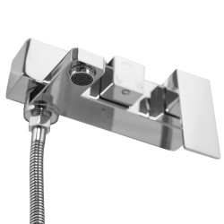 BATERIA PRYSZNICOWA ŁAZIENKOWA Z DESZCZOWNICĄ F170A CHROM