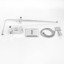 BATERIA PRYSZNICOWA ŁAZIENKOWA Z DESZCZOWNICĄ F170A CHROM