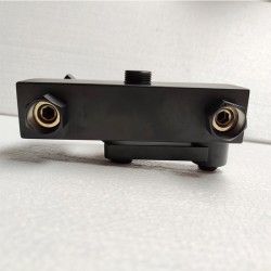 BATERIA PRYSZNICOWA ŁAZIENKOWA Z DESZCZOWNICĄ F170B CZARNA