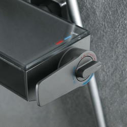 BATERIA PRYSZNICOWA NATYNKOWA F19-GR SZARA LCD