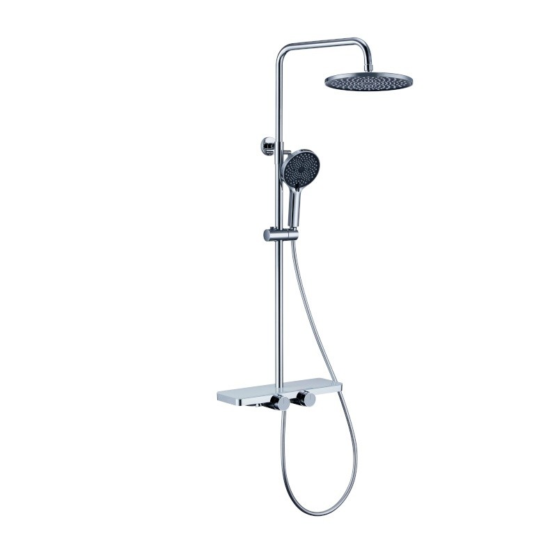 BATERIA PRYSZNICOWA Z DESZCZOWNICĄ F13A CHROM BATERIA PRYSZNICOWA Z DESZCZOWNICĄ F13A CHROM