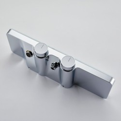 BATERIA PRYSZNICOWA Z DESZCZOWNICĄ F13A CHROM