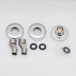 BATERIA PRYSZNICOWA Z TERMOSTATEM I DESZCZOWNICĄ T151A CHROM