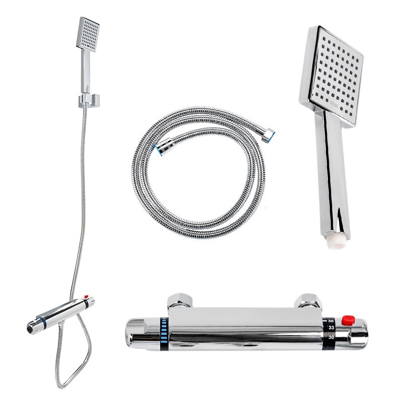 BATERIA PRYSZNICOWA Z TERMOSTATEM T201A CHROM BATERIA PRYSZNICOWA Z TERMOSTATEM T201A CHROM