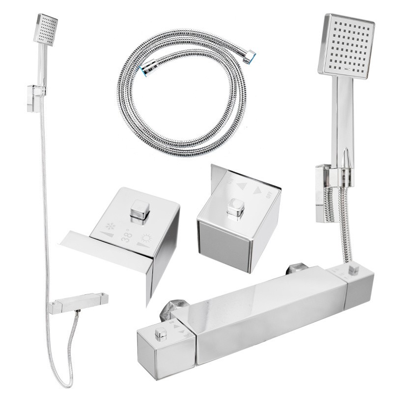 BATERIA PRYSZNICOWA Z TERMOSTATEM T202A CHROM BATERIA PRYSZNICOWA Z TERMOSTATEM T202A CHROM