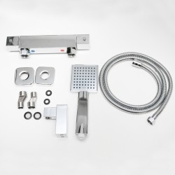 BATERIA PRYSZNICOWA Z TERMOSTATEM T202A CHROM