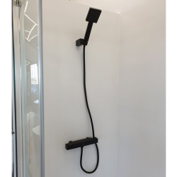 BATERIA PRYSZNICOWA Z TERMOSTATEM T202B CZARNA