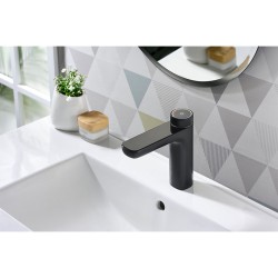 BATERIA UMYWALKOWA ŁAZIENKOWA F06-BL CZARNA LCD