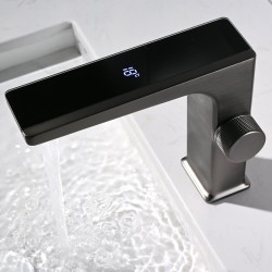 BATERIA UMYWALKOWA ŁAZIENKOWA F11-GR-BL SZARA LCD