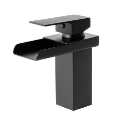 BATERIA UMYWALKOWA ŁAZIENKOWA KASKADA F012 CZARNA