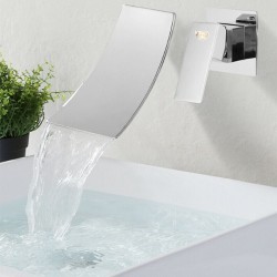 BATERIA UMYWALKOWA ŁAZIENKOWA PODTYNKOWA F01 CHROM