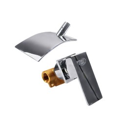 BATERIA UMYWALKOWA ŁAZIENKOWA PODTYNKOWA F01 CHROM
