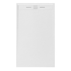 BRODZIK PRYSZNICOWY KAMIENNY PROSTOKĄTNY SLIM DEKO BIAŁY 120x80 CM