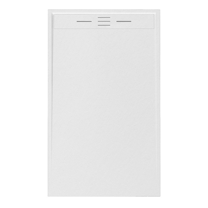 BRODZIK PRYSZNICOWY KAMIENNY PROSTOKĄTNY SLIM DEKO BIAŁY 130x80 CM BRODZIK PRYSZNICOWY KAMIENNY PROSTOKĄTNY SLIM DEKO BIAŁY 130x80 CM