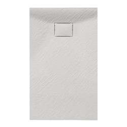 BRODZIK PRYSZNICOWY KAMIENNY PROSTOKĄTNY SLIM JUKO BIAŁY 120x90 CM