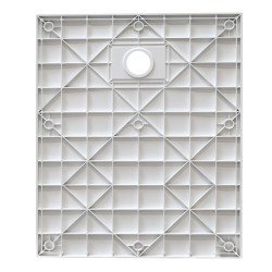 BRODZIK PRYSZNICOWY KAMIENNY PROSTOKĄTNY SLIM JUKO BIAŁY 90x80 CM