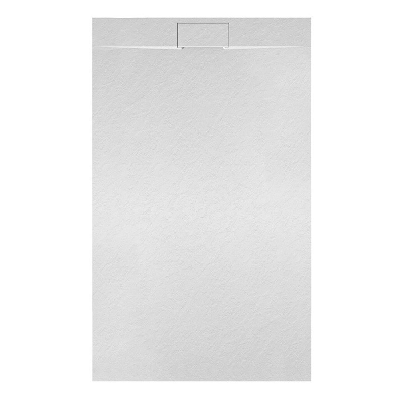 BRODZIK PRYSZNICOWY KAMIENNY PROSTOKĄTNY SLIM MIKO BIAŁY 100x80 CM BRODZIK PRYSZNICOWY KAMIENNY PROSTOKĄTNY SLIM MIKO BIAŁY 100x80 CM