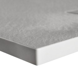 BRODZIK PRYSZNICOWY KAMIENNY PROSTOKĄTNY SLIM RIKO BIAŁY 100x80 CM
