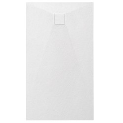 BRODZIK PRYSZNICOWY KAMIENNY PROSTOKĄTNY SLIM RIKO BIAŁY 120x70 CM
