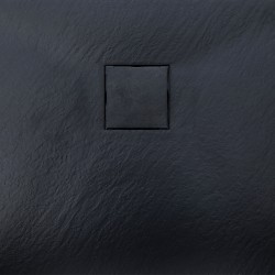 BRODZIK PRYSZNICOWY KAMIENNY PROSTOKĄTNY SLIM RIKO CZARNY 140x80 CM