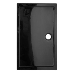 BRODZIK PRYSZNICOWY PROSTOKĄTNY SLIM ST04C CZARNY 120x90 CM