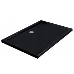 BRODZIK PRYSZNICOWY PROSTOKĄTNY SLIM ST06C CZARNY 120x100 CM