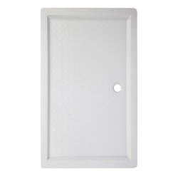 BRODZIK PRYSZNICOWY PROSTOKĄTNY WYSOKI SXL03D BIAŁY 110x80 CM